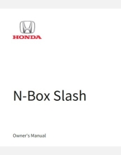 HONDA N-BOX SPLASH 2015 2016 & 2017 OWNERS MANUAL IN ENGLISH